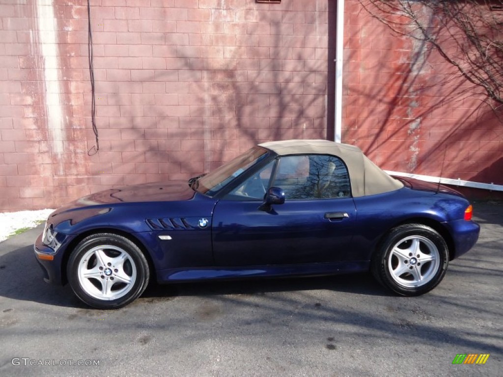 Montreal Blue Metallic 1997 BMW Z3 1.9 Roadster Exterior Photo #60382342