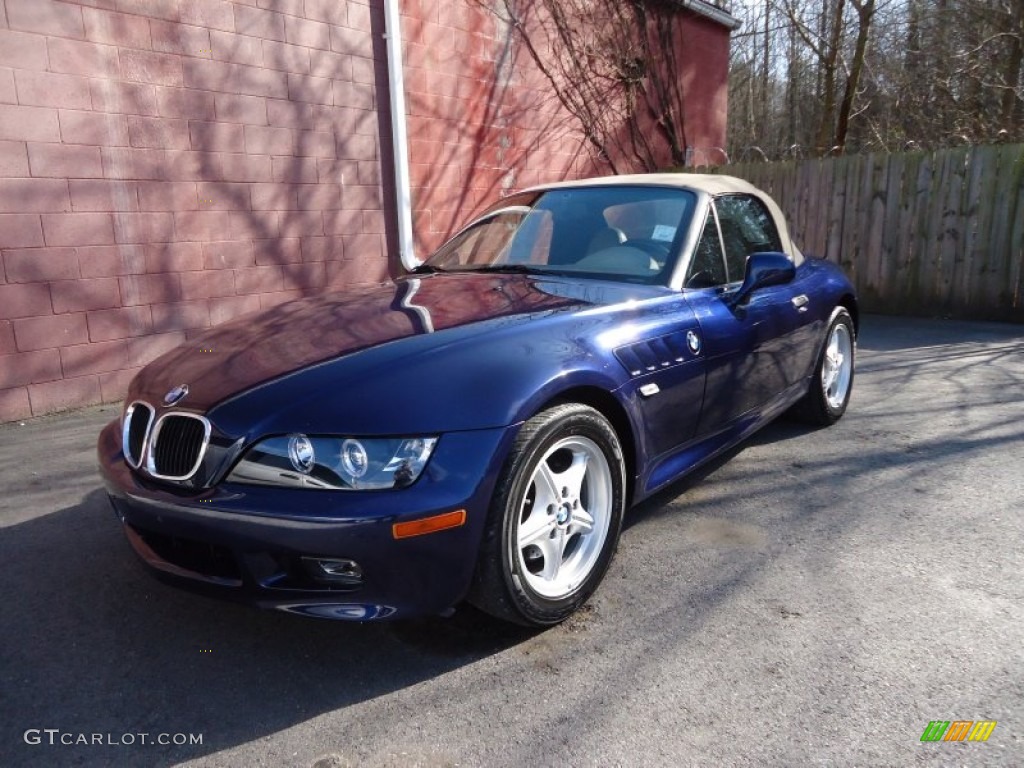 1997 Z3 1.9 Roadster - Montreal Blue Metallic / Beige photo #6