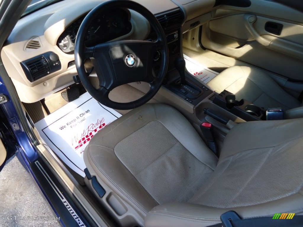 1997 Z3 1.9 Roadster - Montreal Blue Metallic / Beige photo #8