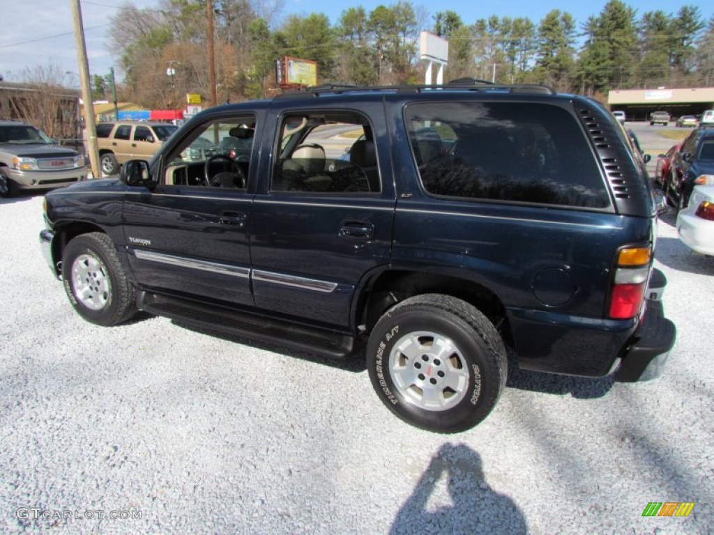 2004 Yukon SLT 4x4 - Deep Blue Metallic / Neutral/Shale photo #7