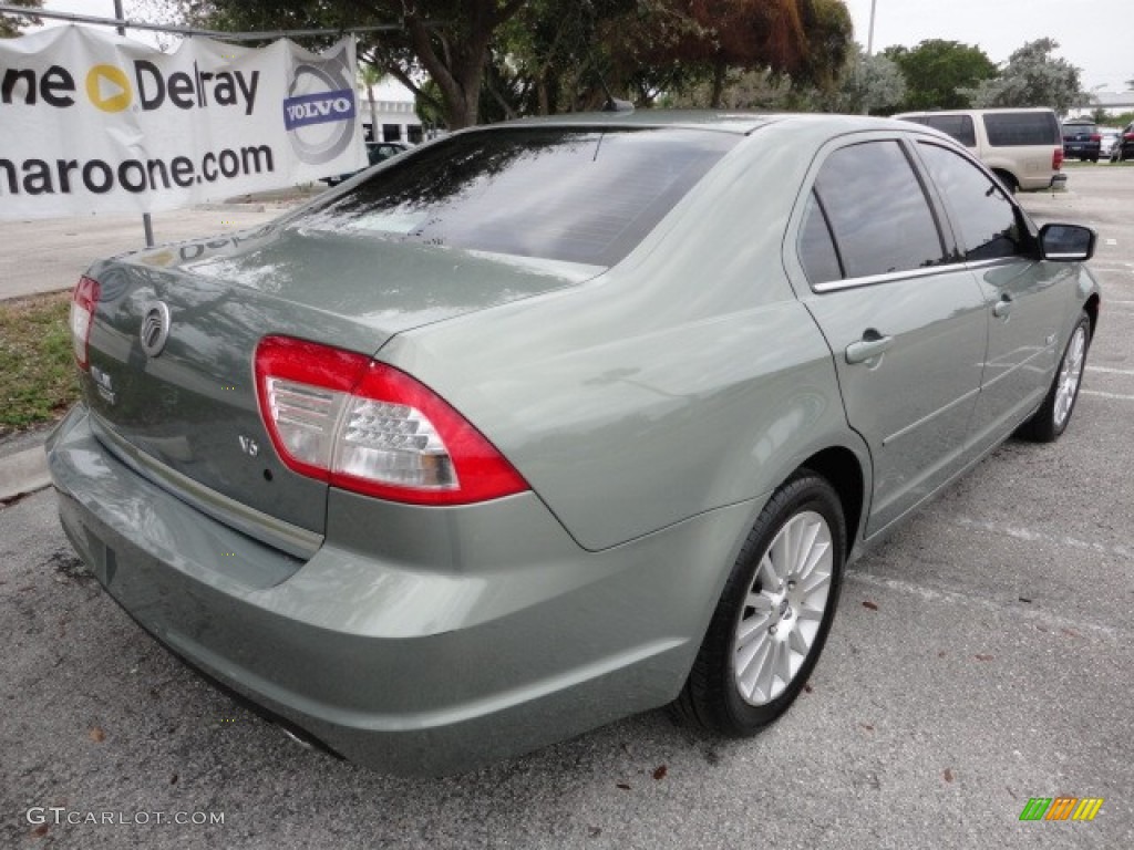 2008 Milan V6 Premier - Moss Green Metallic / Dark Charcoal/Light Stone photo #3
