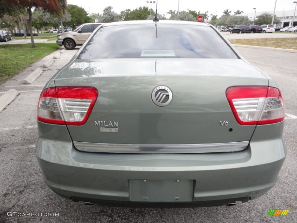 2008 Milan V6 Premier - Moss Green Metallic / Dark Charcoal/Light Stone photo #4