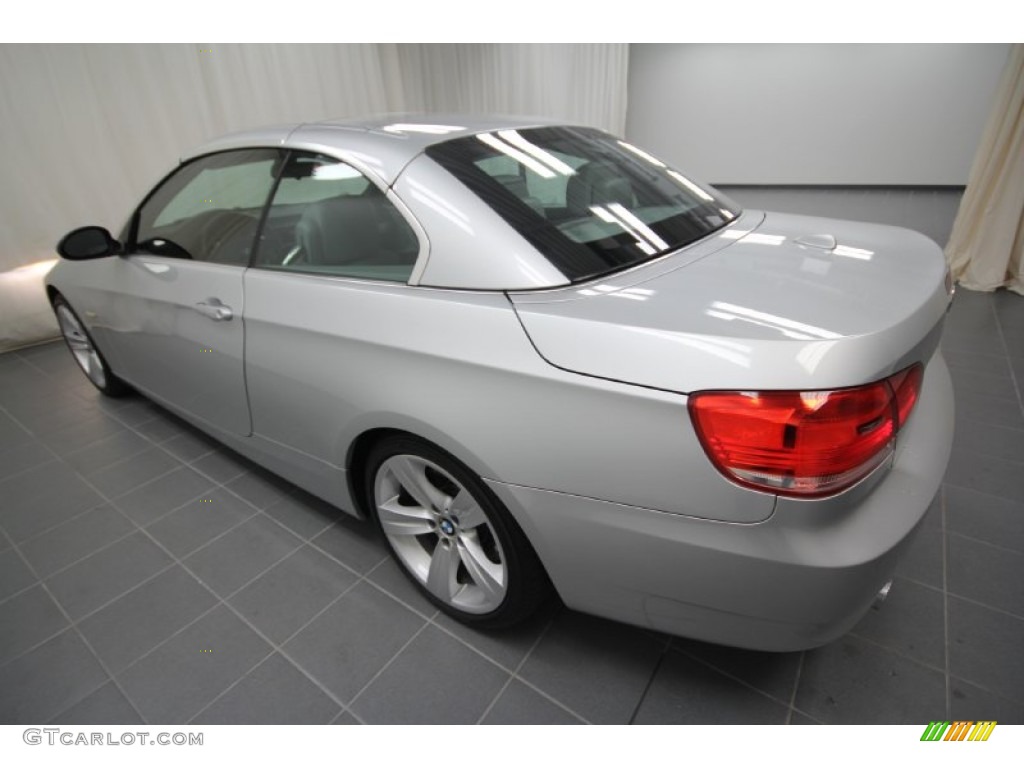 2008 3 Series 335i Convertible - Titanium Silver Metallic / Gray photo #15