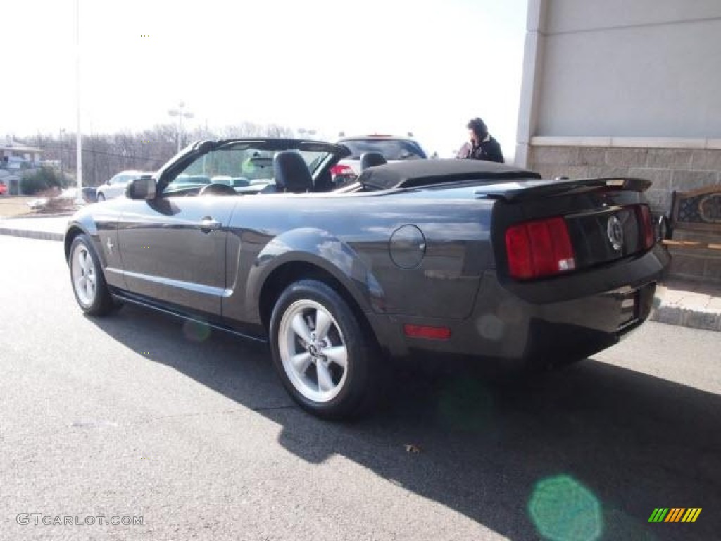 2007 Mustang V6 Premium Convertible - Alloy Metallic / Dark Charcoal photo #3