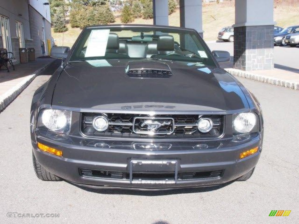 2007 Mustang V6 Premium Convertible - Alloy Metallic / Dark Charcoal photo #4