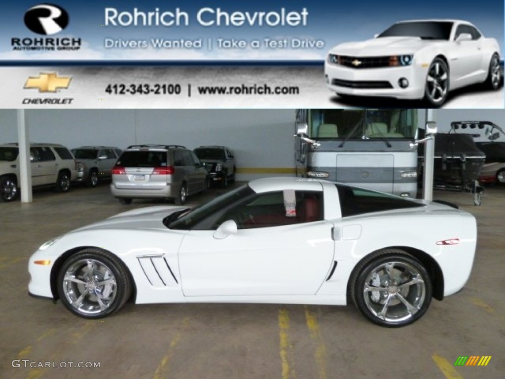 Arctic White Chevrolet Corvette