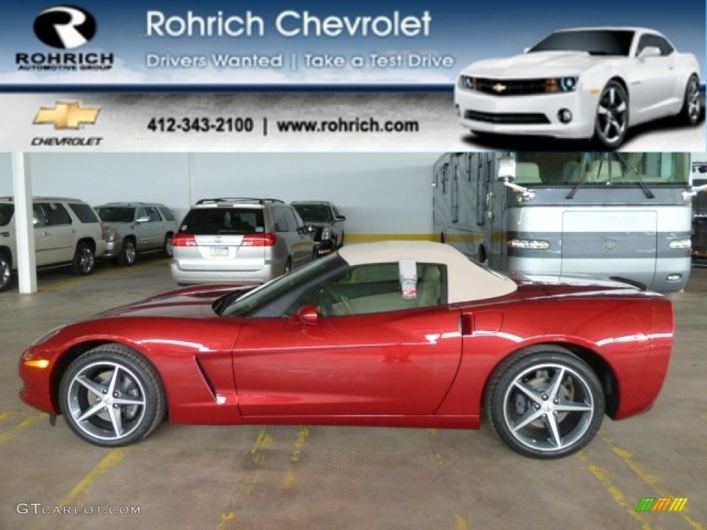 2012 Corvette Convertible - Crystal Red Metallic Tintcoat / Cashmere/Ebony photo #1