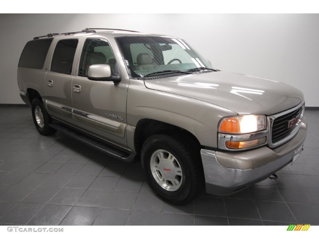 2001 Yukon XL SLT - Pewter Metallic / Neutral Tan/Shale photo #1