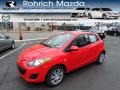 2012 True Red Mazda MAZDA2 Touring  photo #1