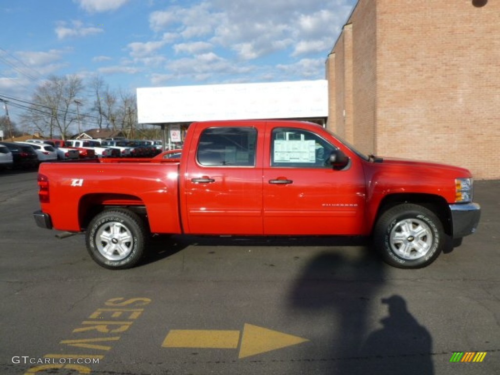 2012 Silverado 1500 LT Crew Cab 4x4 - Victory Red / Ebony photo #7