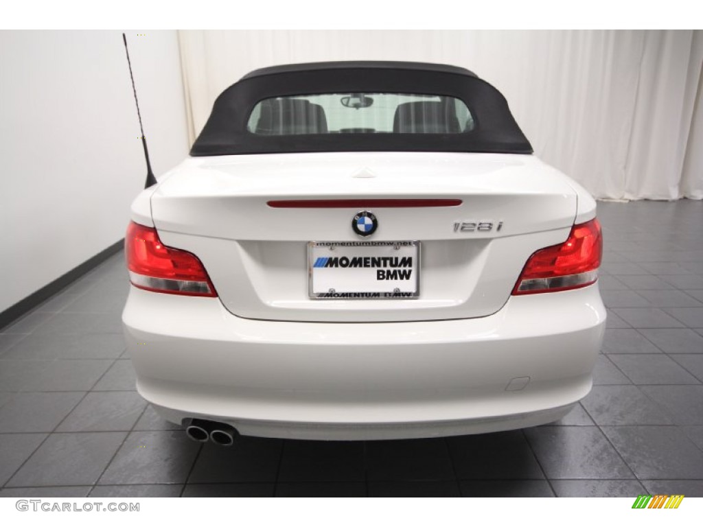 2012 1 Series 128i Convertible - Alpine White / Black photo #11