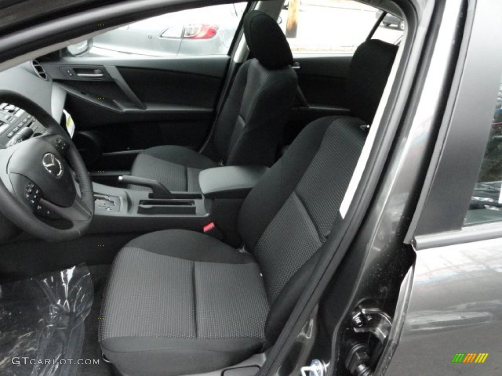 Black Interior 2012 Mazda MAZDA3 i Touring 4 Door Photo #60385810