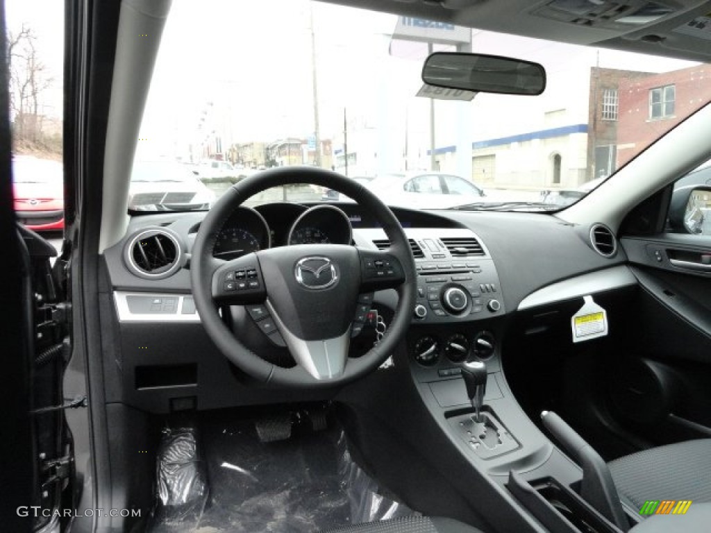 2012 Mazda MAZDA3 i Touring 4 Door Black Dashboard Photo #60385826