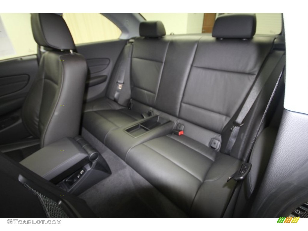 2012 1 Series 128i Coupe - Space Grey Metallic / Black photo #12
