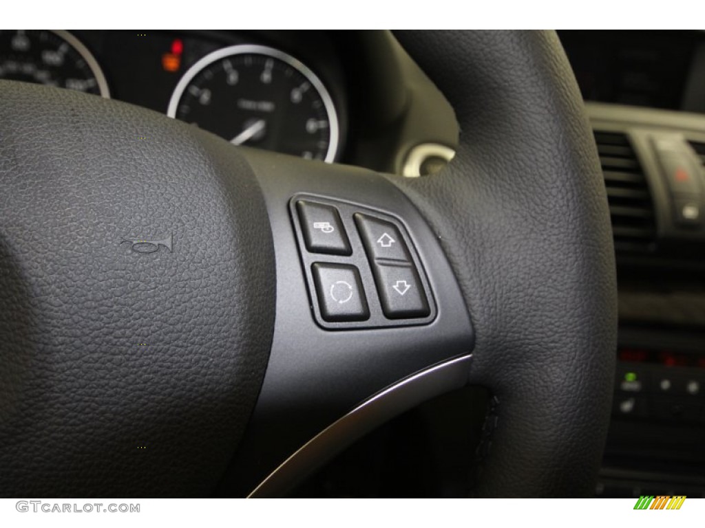 2012 1 Series 128i Coupe - Space Grey Metallic / Black photo #22