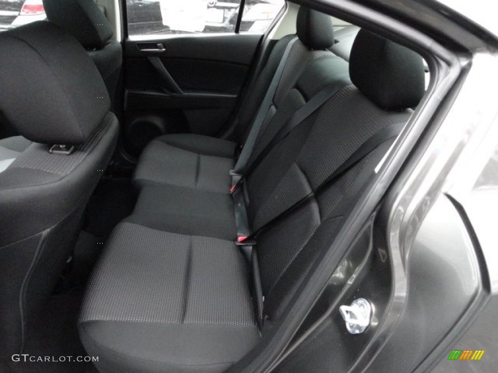 Black Interior 2012 Mazda MAZDA3 i Touring 4 Door Photo #60386002