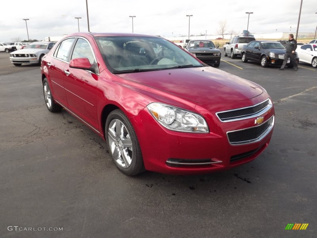 Crystal Red Tintcoat 2012 Chevrolet Malibu LT Exterior Photo #60387316