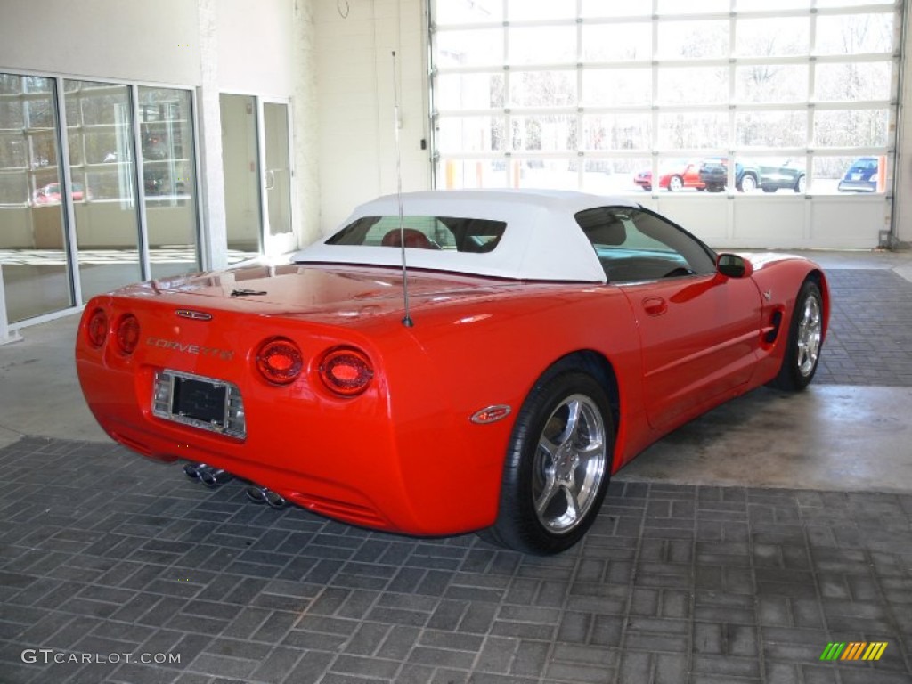 2004 Corvette Convertible - Torch Red / Torch Red photo #5