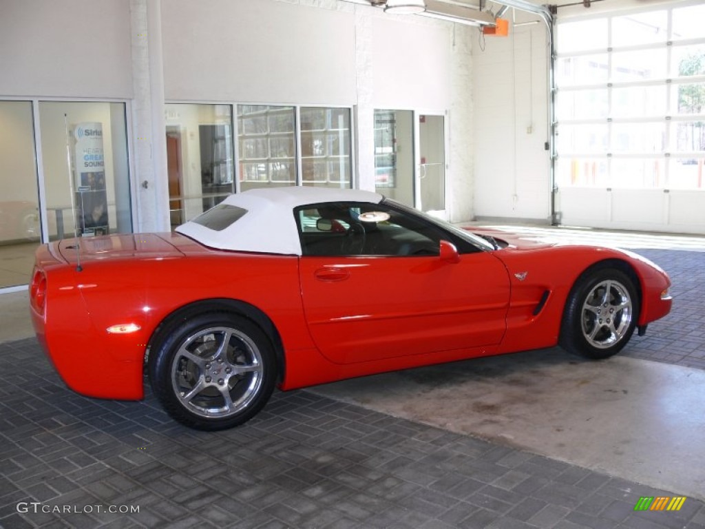 2004 Corvette Convertible - Torch Red / Torch Red photo #6