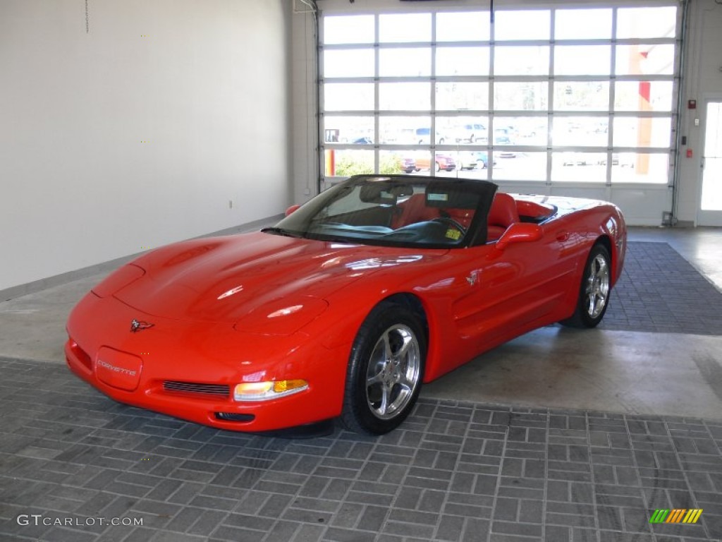 2004 Corvette Convertible - Torch Red / Torch Red photo #7