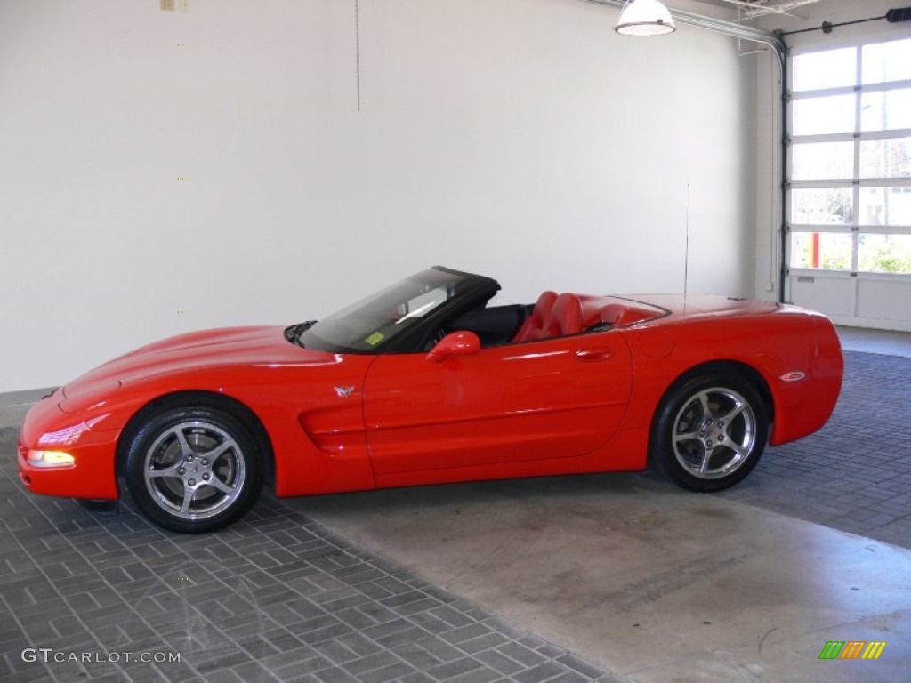 2004 Corvette Convertible - Torch Red / Torch Red photo #8