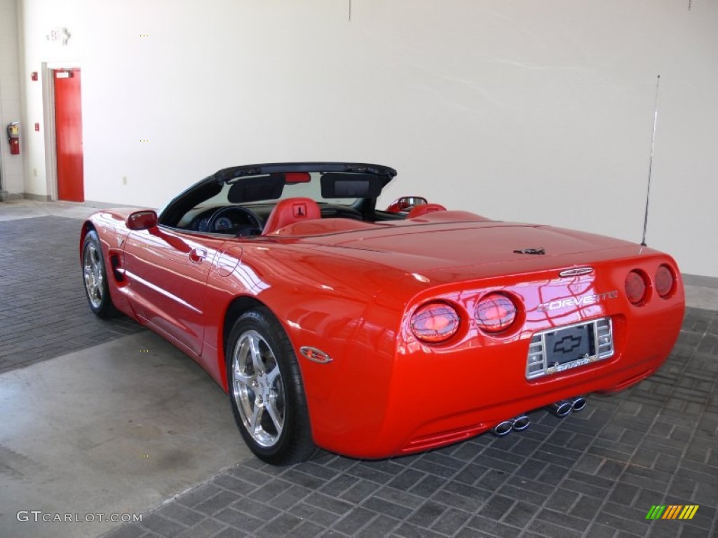 2004 Corvette Convertible - Torch Red / Torch Red photo #9