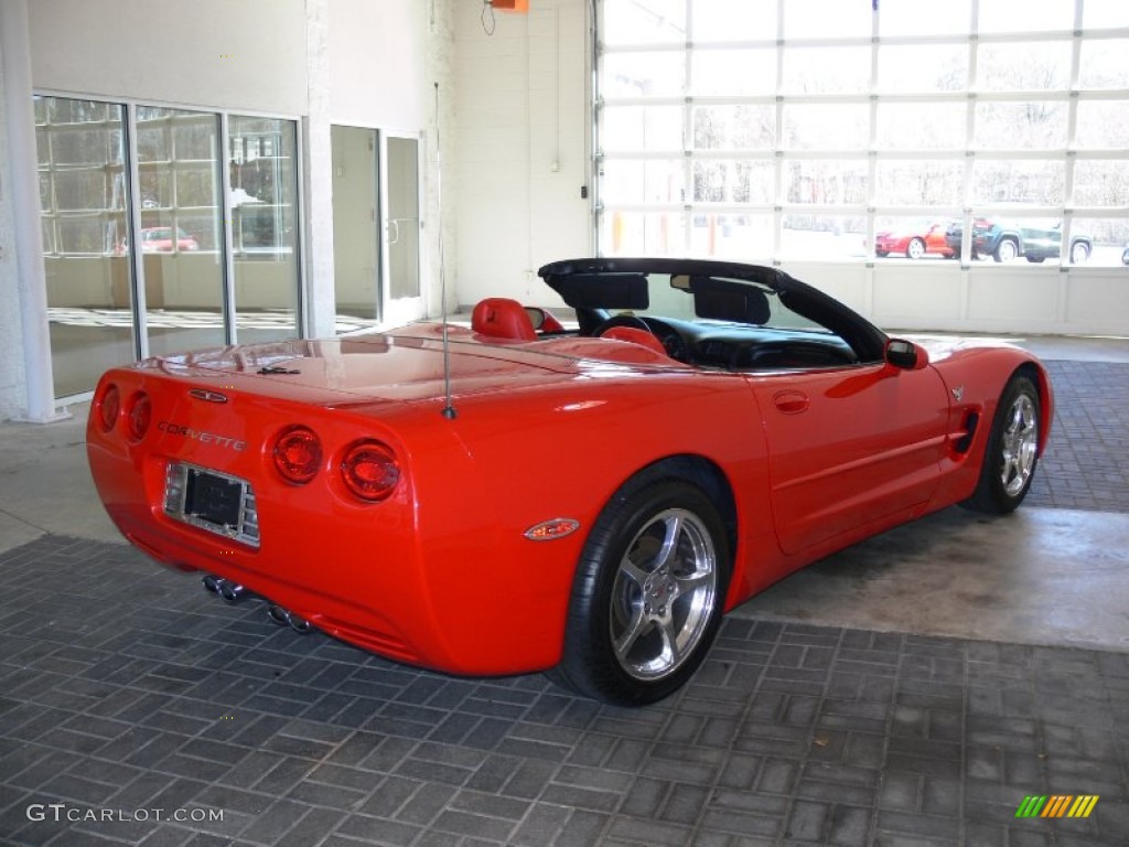 2004 Corvette Convertible - Torch Red / Torch Red photo #11