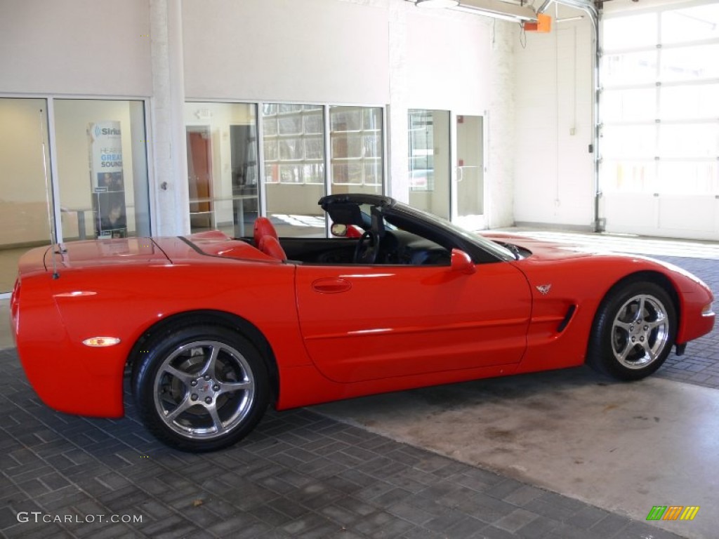 2004 Corvette Convertible - Torch Red / Torch Red photo #12