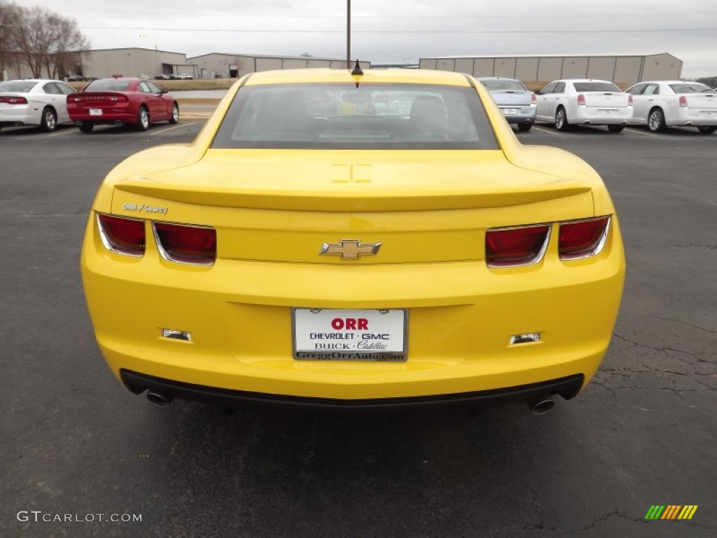 2012 Camaro LS Coupe - Rally Yellow / Black photo #6