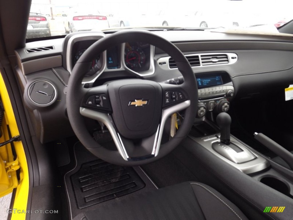 2012 Camaro LS Coupe - Rally Yellow / Black photo #12