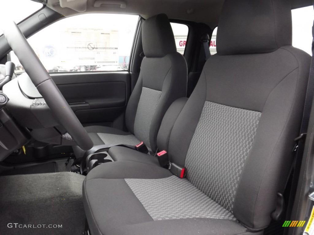 Ebony Interior 2012 GMC Canyon SLE Extended Cab Photo #60387685