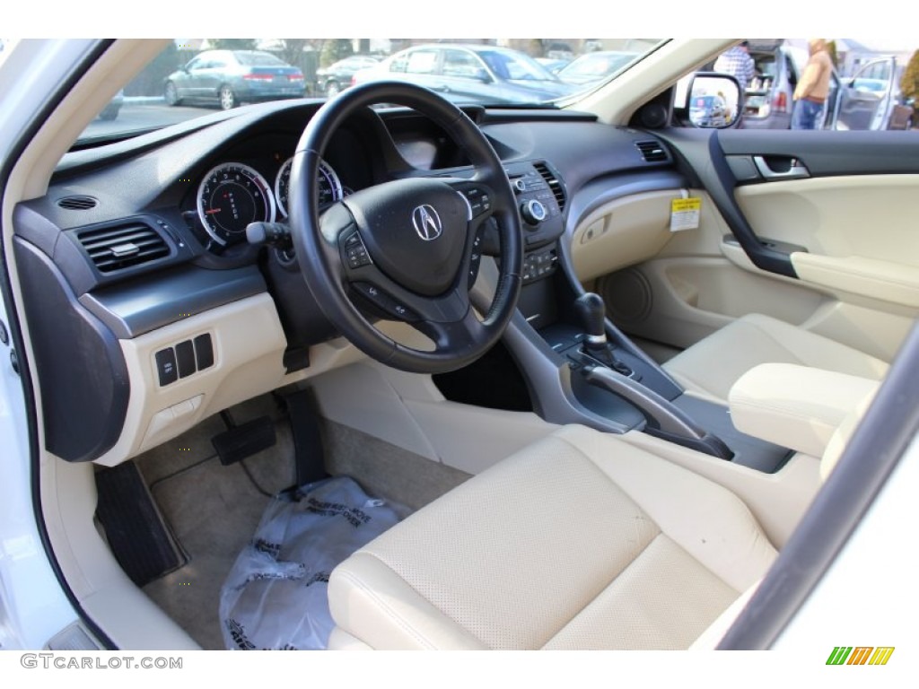 Parchment Interior 2010 Acura TSX Sedan Photo #60387946