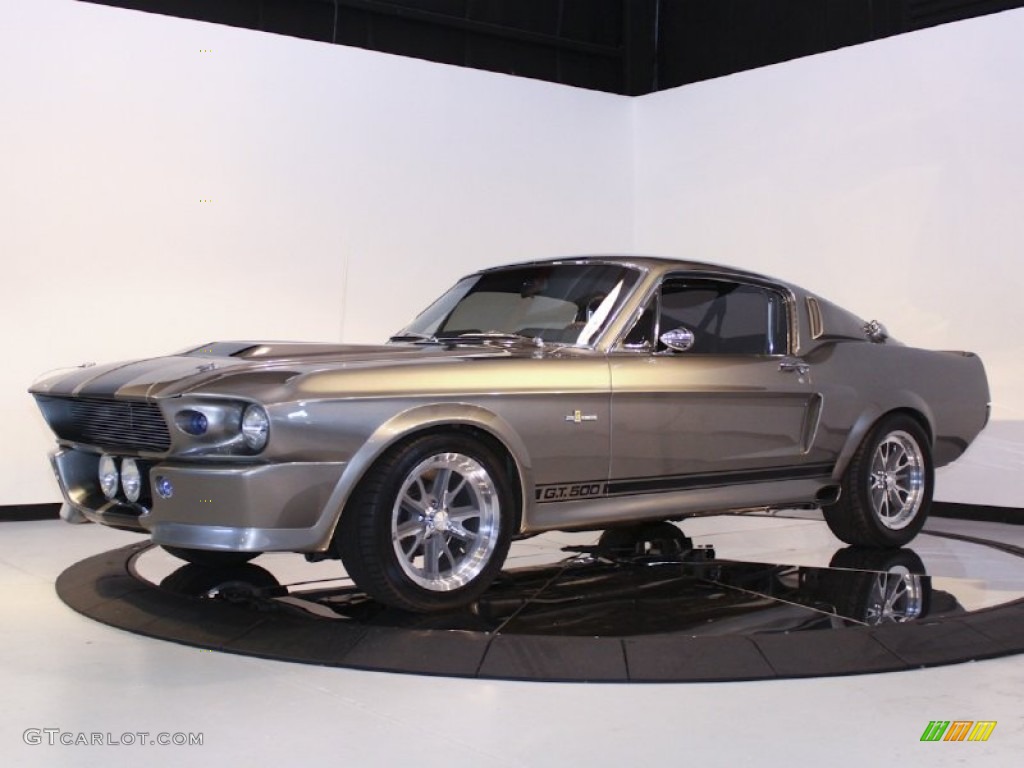 1967 Mustang Shelby G.T.500 Eleanor Fastback - Grey Metallic / Black photo #4