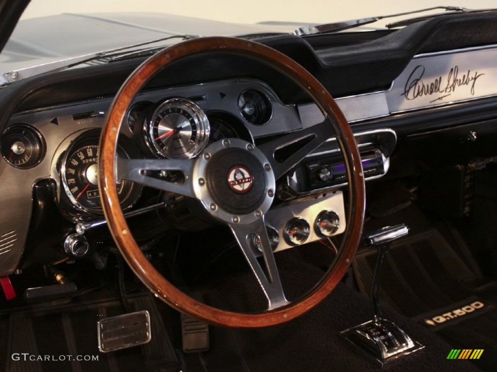 1967 Ford Mustang Shelby G.T.500 Eleanor Fastback Black Steering Wheel Photo #60388957