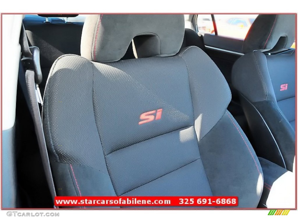 2009 Civic Si Sedan - Polished Metal Metallic / Black photo #24