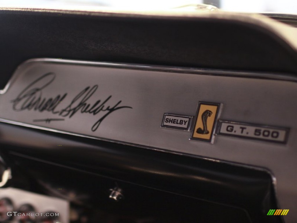 1967 Ford Mustang Shelby G.T.500 Eleanor Fastback Black Dashboard Photo #60389349
