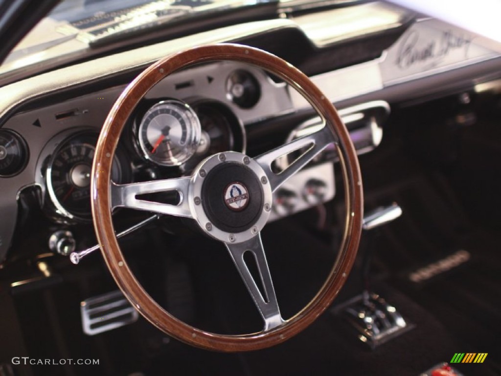 1967 Ford Mustang Shelby G.T.500 Eleanor Fastback Black Steering Wheel Photo #60389445