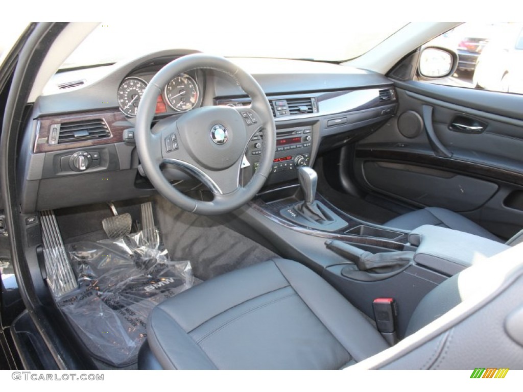 2011 3 Series 335i Coupe - Black Sapphire Metallic / Black photo #10