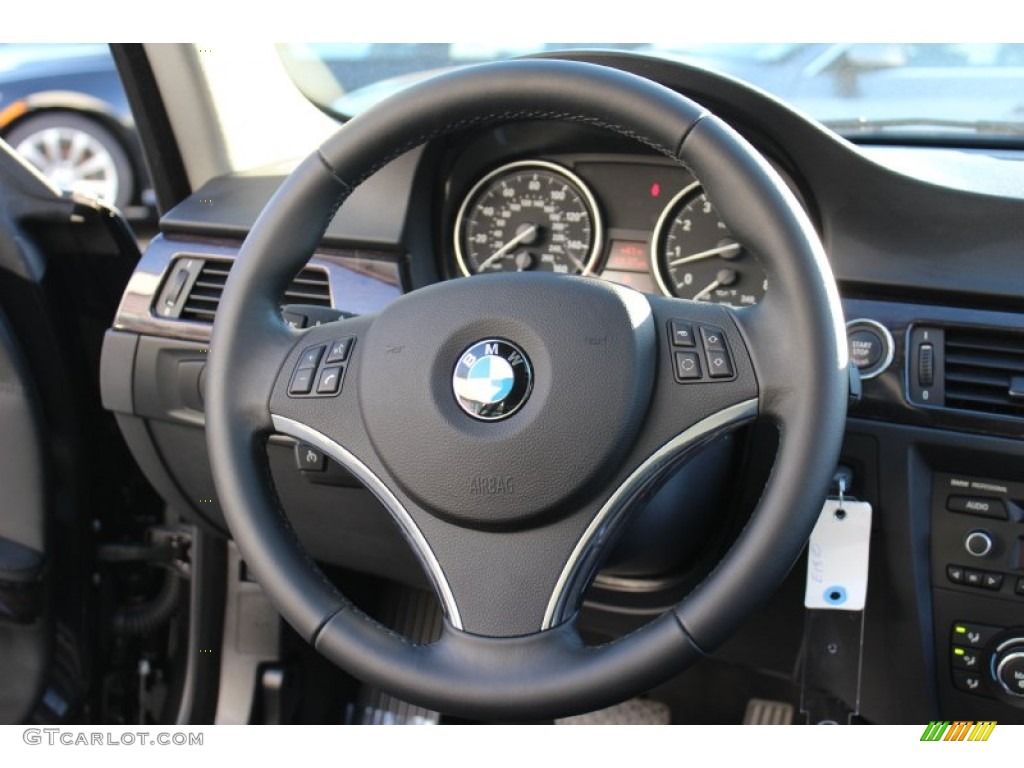 2011 3 Series 335i Coupe - Black Sapphire Metallic / Black photo #14