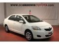 2009 Polar White Toyota Yaris Sedan  photo #4