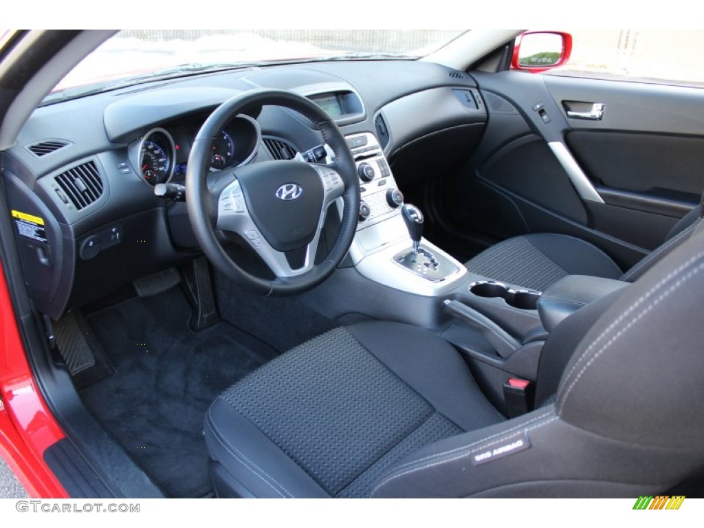 Black Interior 2010 Hyundai Genesis Coupe 2.0T Photo #60392479