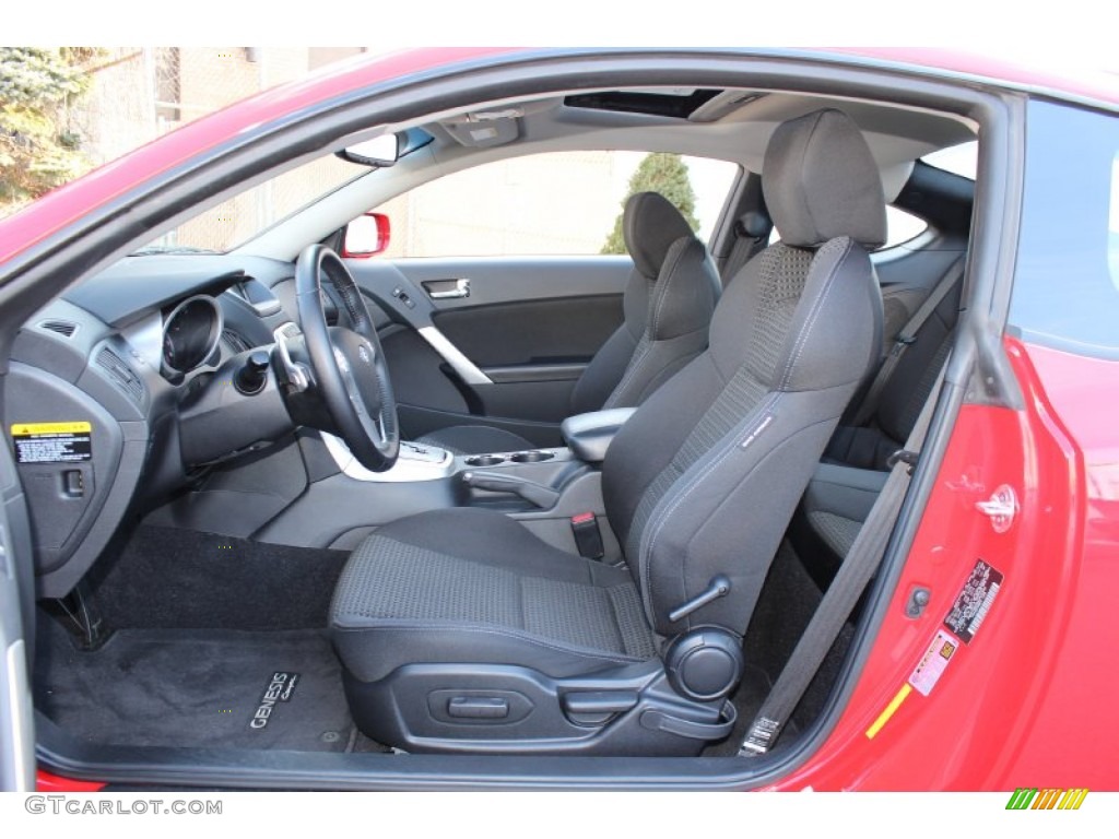 Black Interior 2010 Hyundai Genesis Coupe 2.0T Photo #60392489