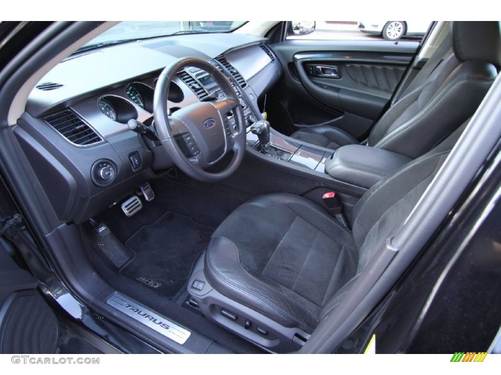 Charcoal Black Interior 2010 Ford Taurus SHO AWD Photo #60392600
