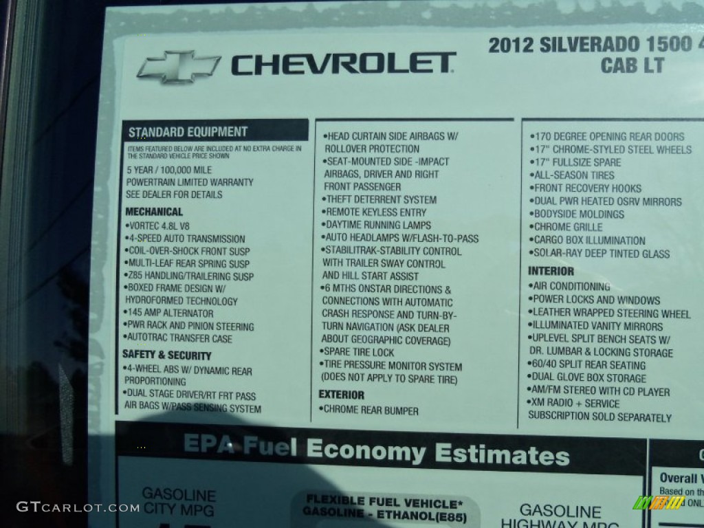 2012 Silverado 1500 LT Extended Cab 4x4 - Imperial Blue Metallic / Ebony photo #38