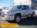 2012 Silver Ice Metallic Chevrolet Silverado 1500 LT Extended Cab 4x4  photo #1