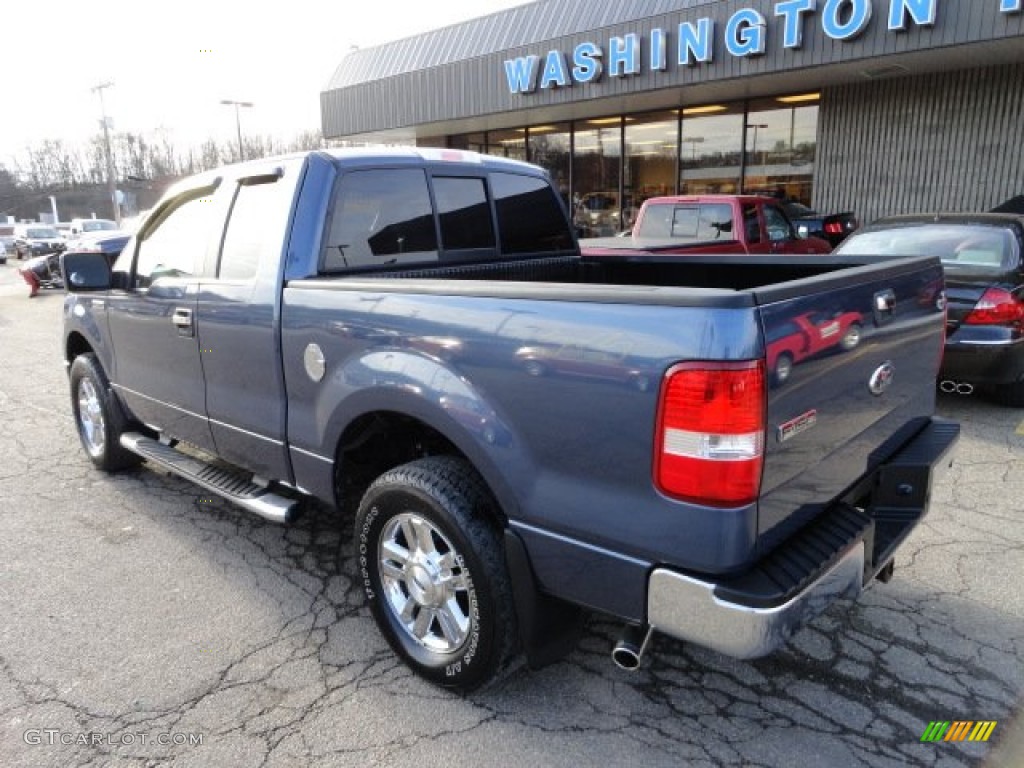 2006 F150 XLT SuperCab 4x4 - Medium Wedgewood Blue Metallic / Medium/Dark Flint photo #2