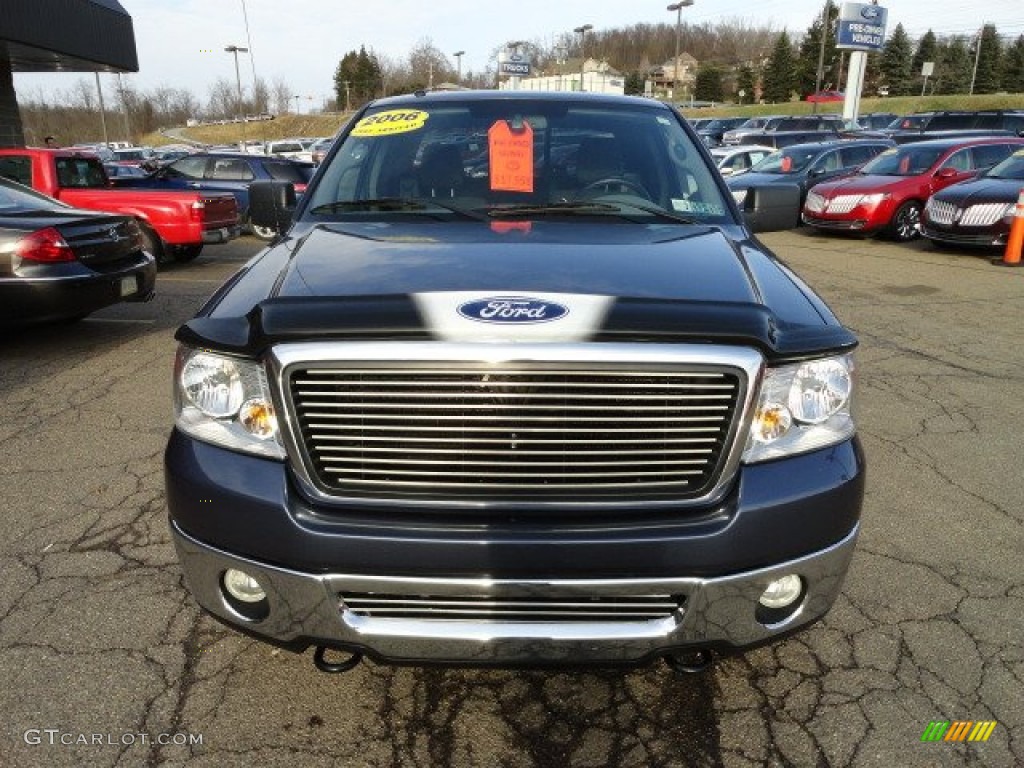 2006 F150 XLT SuperCab 4x4 - Medium Wedgewood Blue Metallic / Medium/Dark Flint photo #8