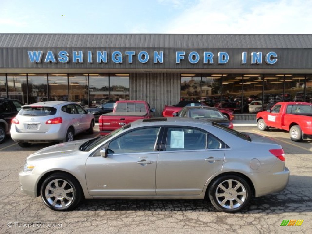 2009 MKZ Sedan - Vapor Silver Metallic / Dark Charcoal photo #1