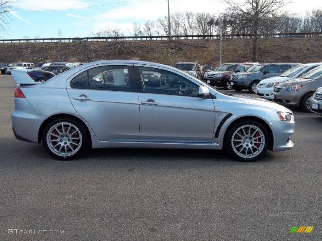 Apex Silver Metallic 2008 Mitsubishi Lancer Evolution GSR Exterior Photo #60396632