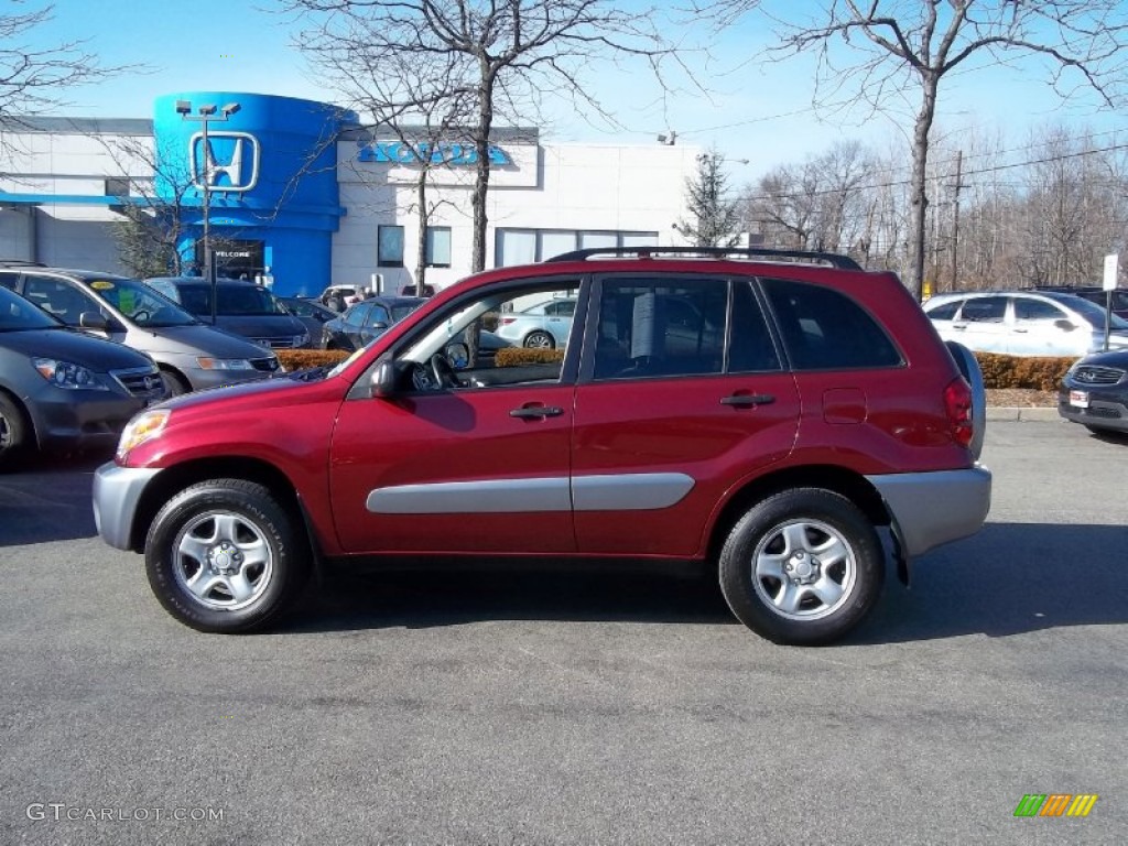2005 RAV4 4WD - Salsa Red Pearl / Dark Charcoal photo #1